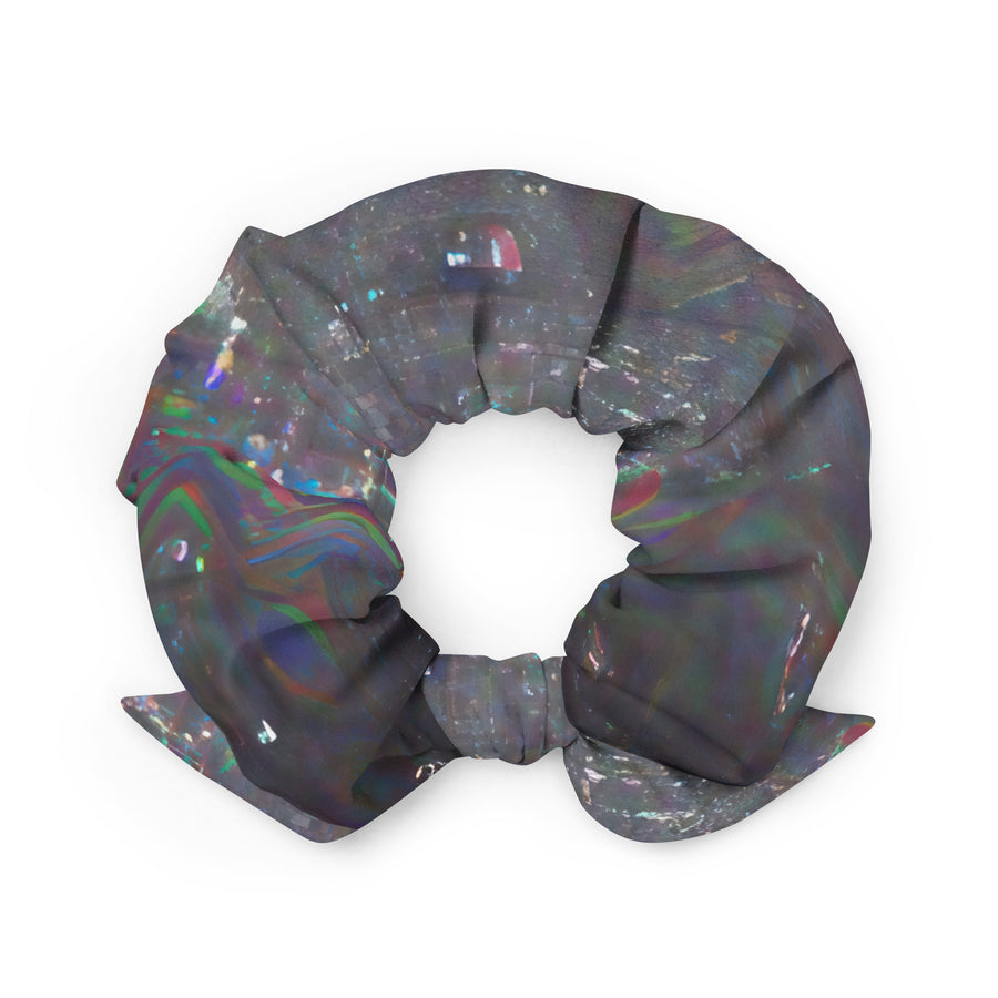 Glitchwear Scrunchie, AI Signature Style AI-Designed 8, back view