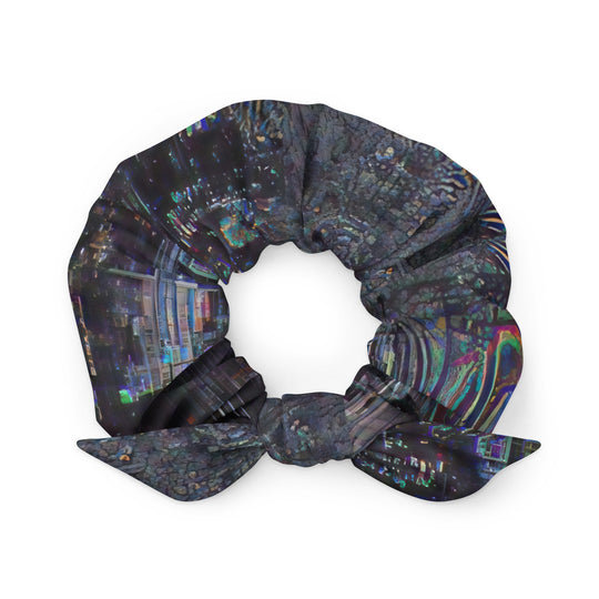 Glitchwear Scrunchie, AI Signature Style AI-Designed 5, main view