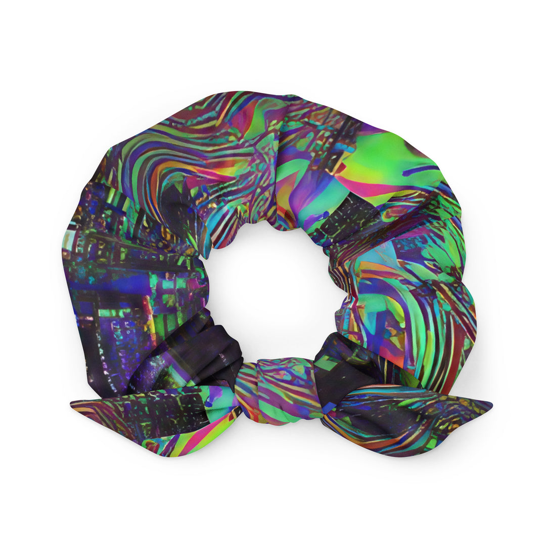 Glitchwear Scrunchie, AI Signature Style AI-Designed 6, main view