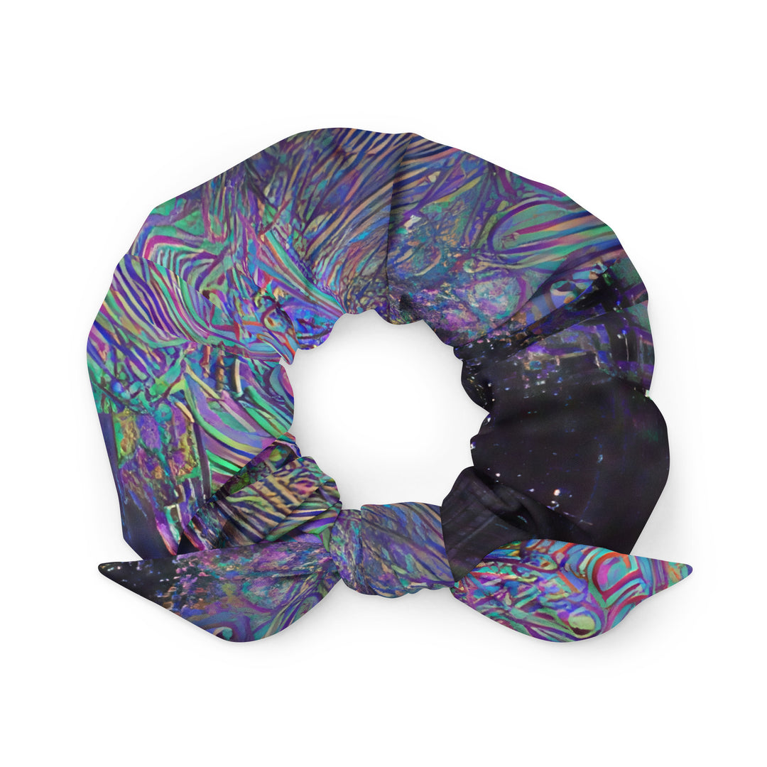 Glitchwear Scrunchie, AI Signature Style AI-Designed 7, main view