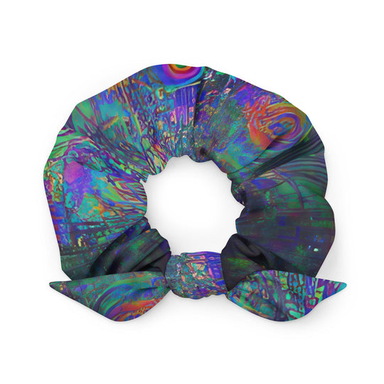 Glitchwear Scrunchie, AI Signature Style AI-Designed 11, main view