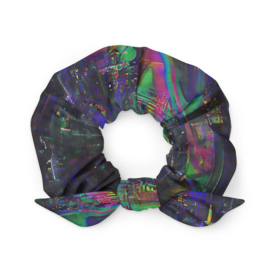 Glitchwear Scrunchie, AI Signature Style AI-Designed 12, main view