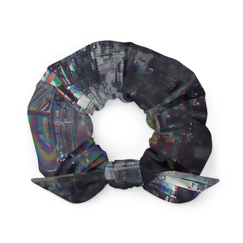 Glitchwear Scrunchie, AI Signature Style AI-Designed 15, main view