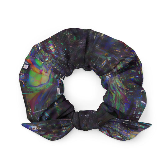 Glitchwear Scrunchie, AI Signature Style AI-Designed 16, main view