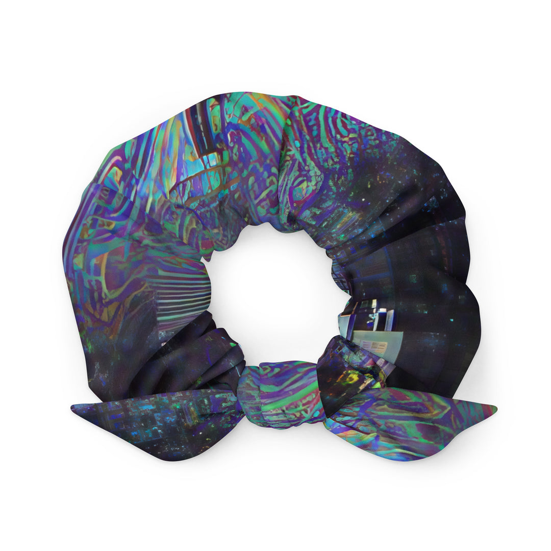 Glitchwear Scrunchie, AI Signature Style AI-Designed 17, main view