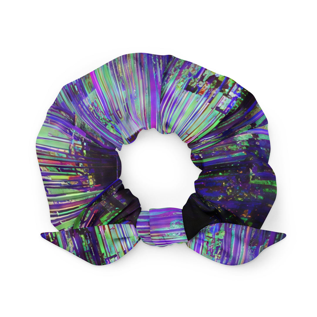 Glitchwear Scrunchie, AI Signature Style AI-Designed 22, main view