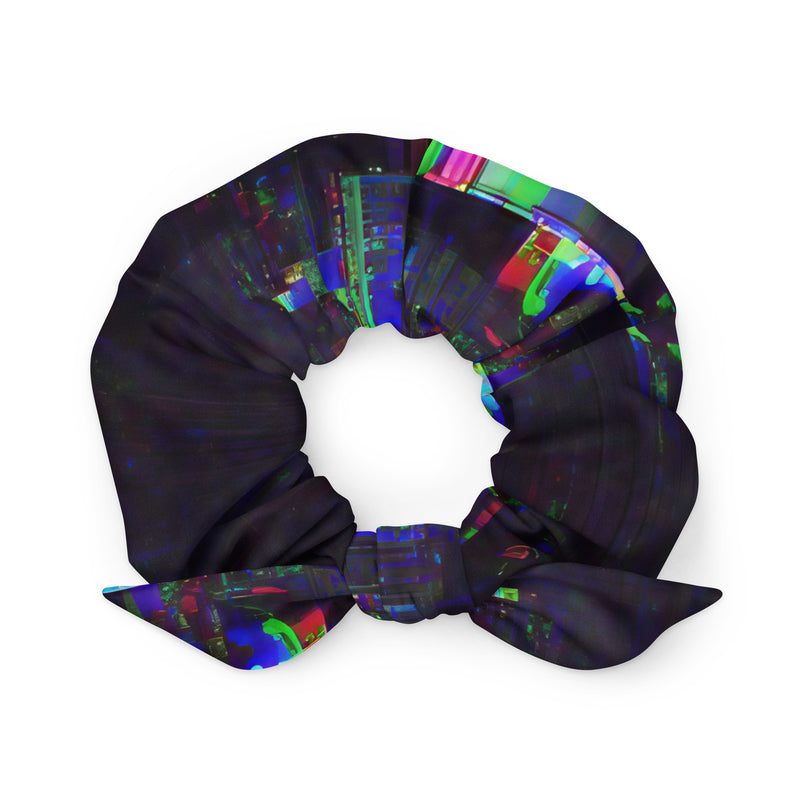 Glitchwear Scrunchie, AI Signature Style AI-Designed 24, main view