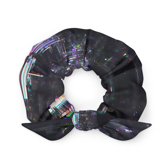 Glitchwear Scrunchie, AI Signature Style AI-Designed 28, main view