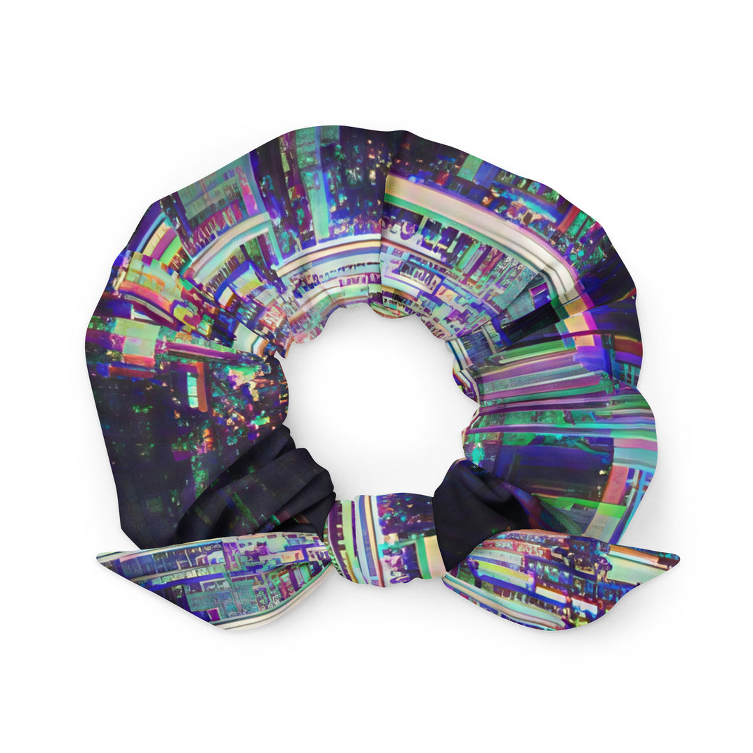 Glitchwear Scrunchie, AI Signature Style AI-Designed 29, main view
