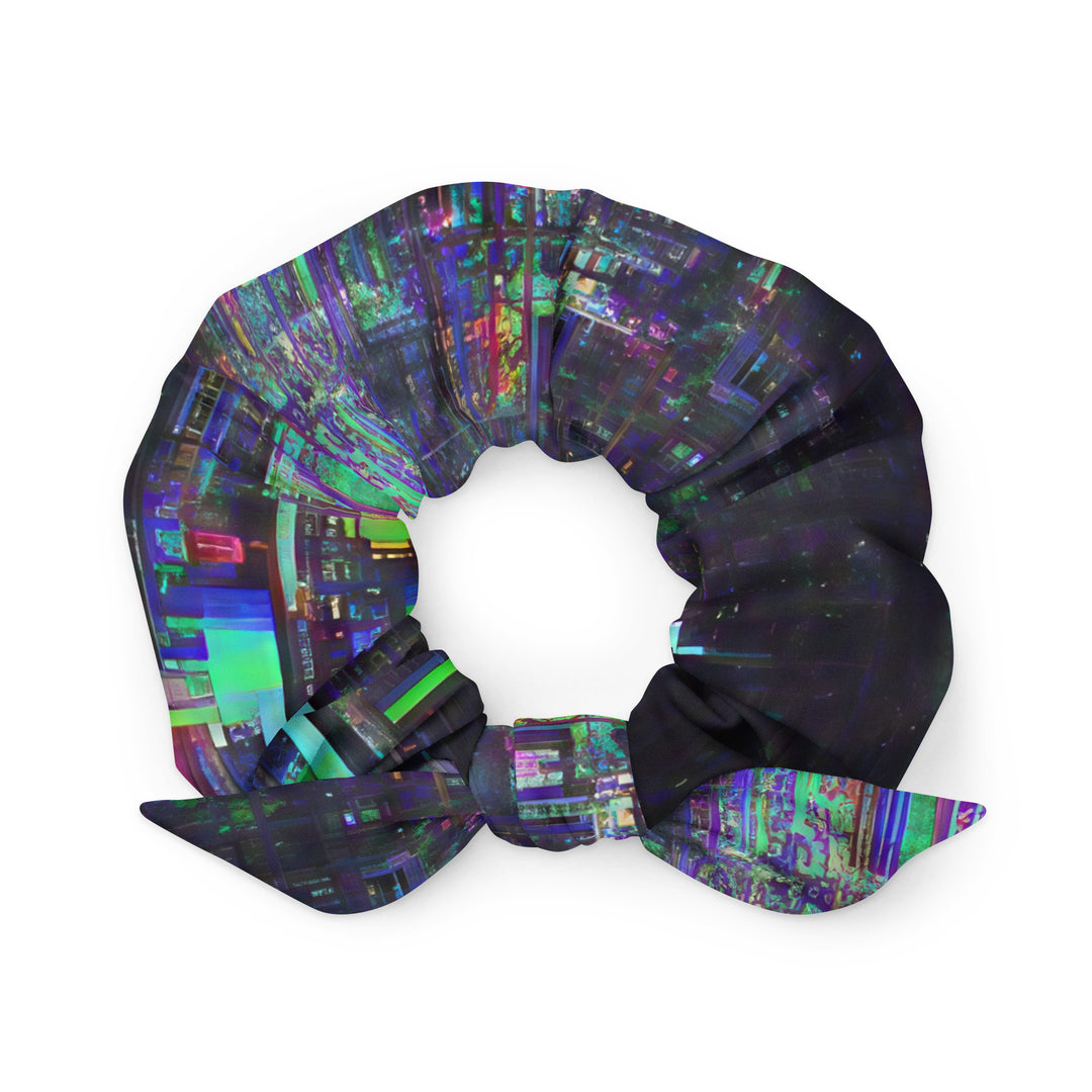 Glitchwear Scrunchie, AI Signature Style AI-Designed 30, main view