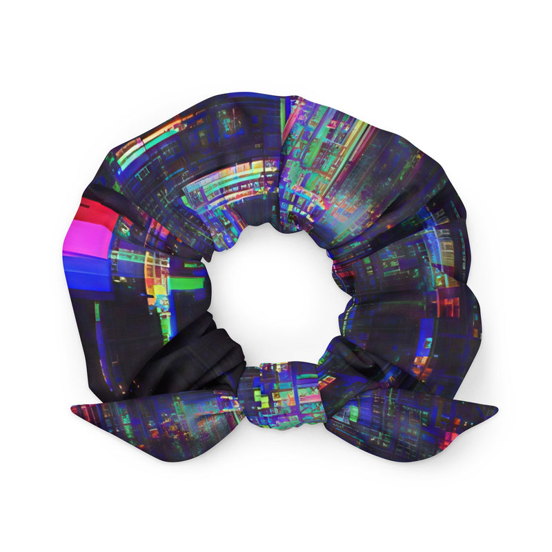 Glitchwear Scrunchie, AI Signature Style AI-Designed 32, main view