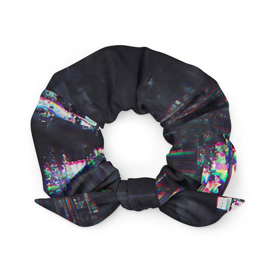 Glitchwear Scrunchie, AI Signature Style AI-Designed 33, main view