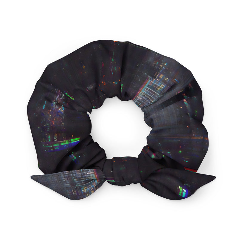 Glitchwear Scrunchie, AI Signature Style AI-Designed 37, main view