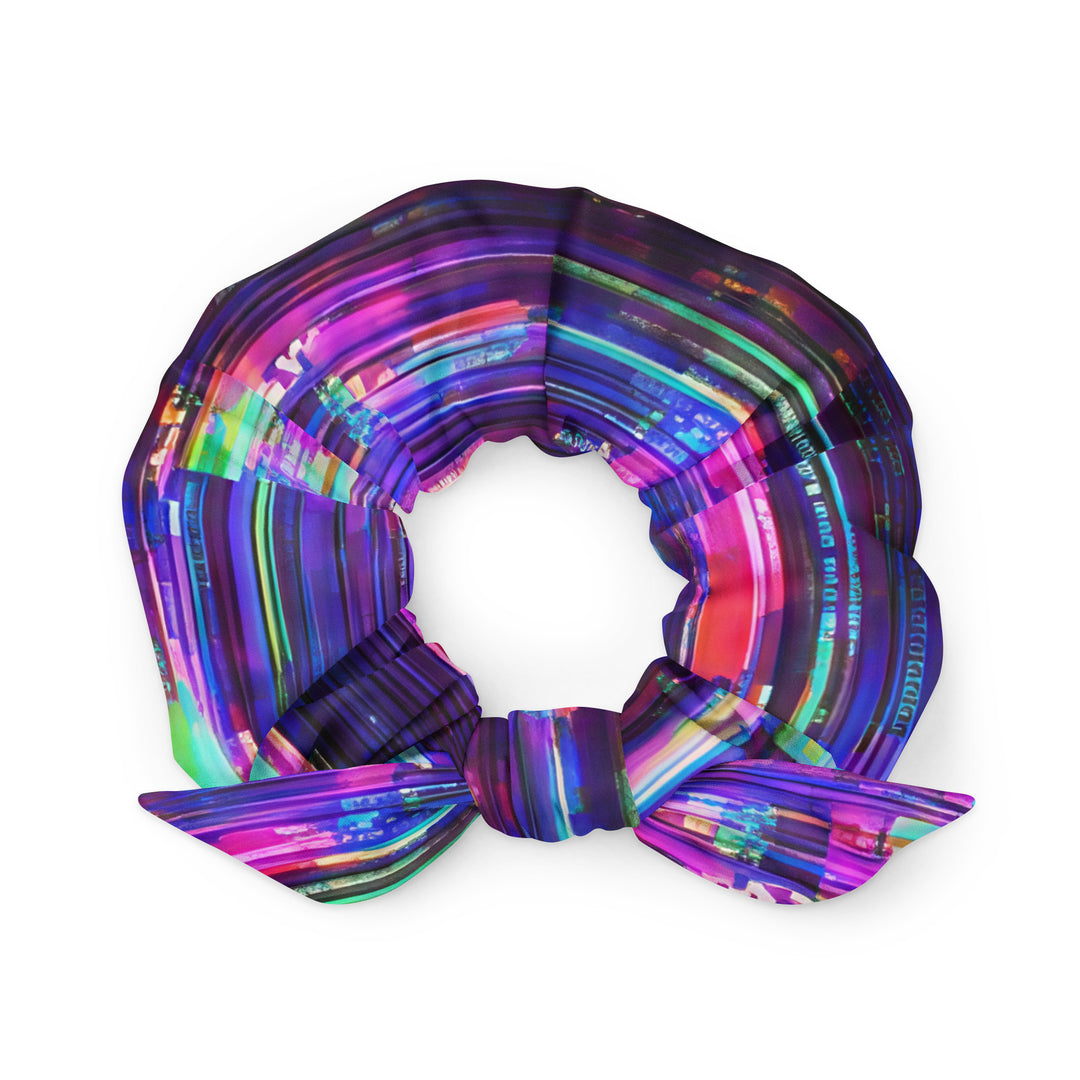 Glitchwear Scrunchie, AI Signature Style AI-Designed 41, main view