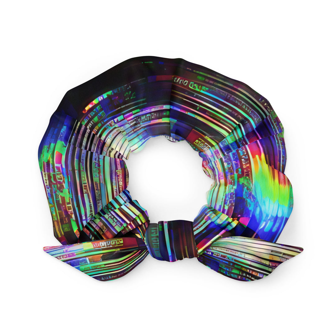 Glitchwear Scrunchie, AI Signature Style AI-Designed 44, main view