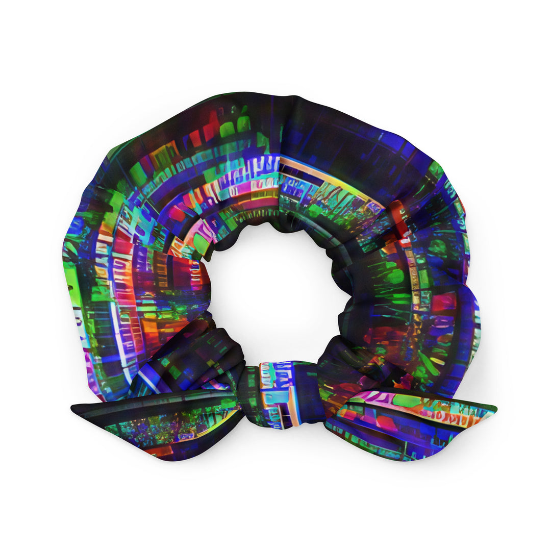 Glitchwear Scrunchie, AI Signature Style AI-Designed 45, main view