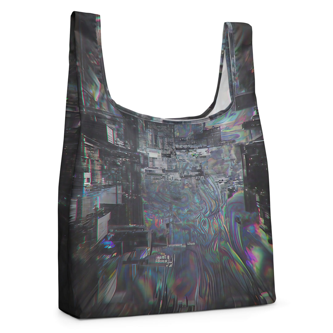 Glitchwear Shopping Bag, Everyday AI-Designed 0, view 7