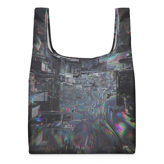 Glitchwear Shopping Bag, Everyday AI-Designed 0, view 2