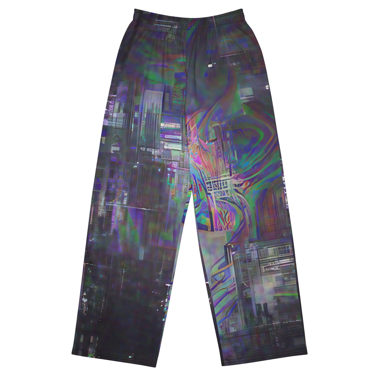 Glitchwear Unisex Wide-Leg Pants | Everyday AI-Designed 79