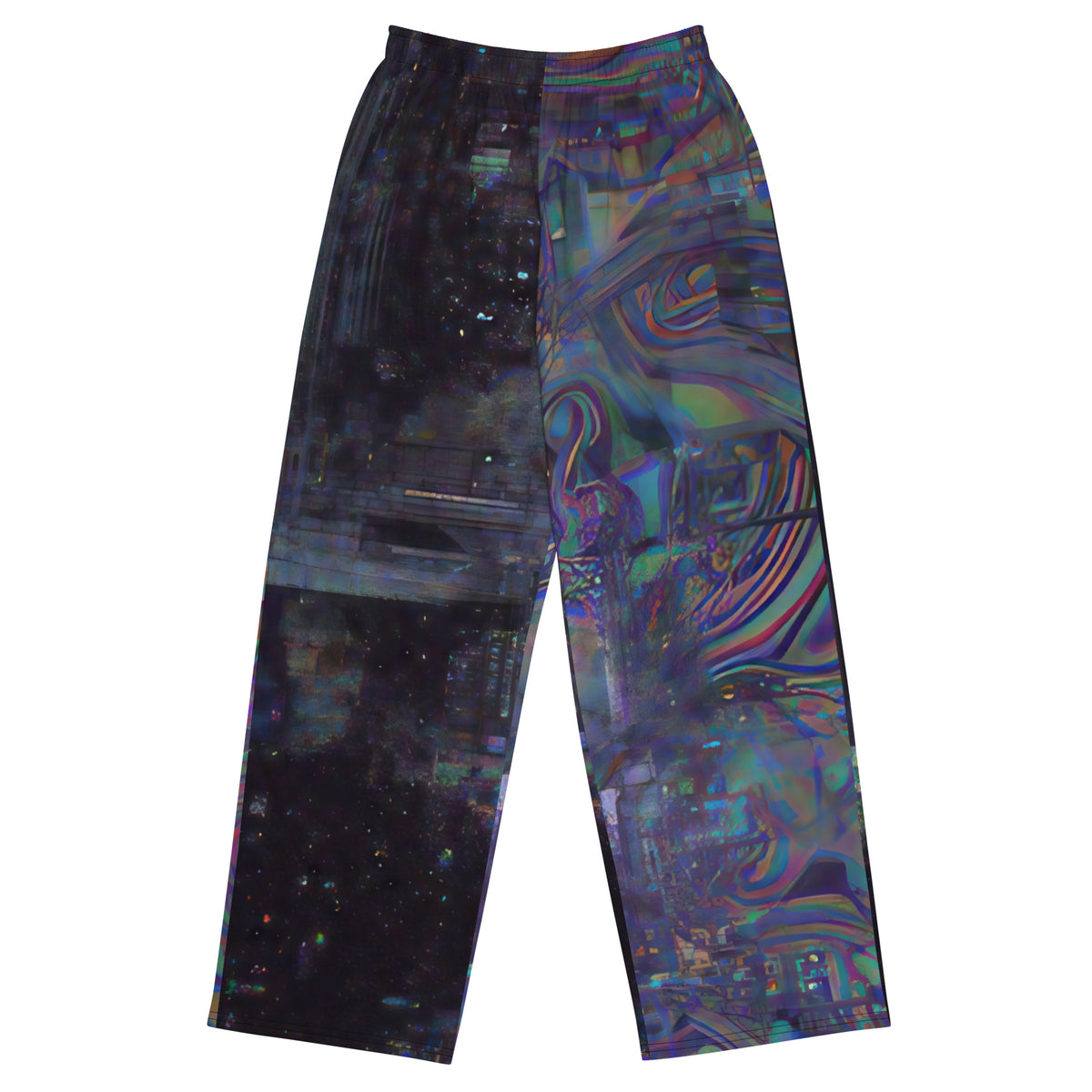 Glitchwear Unisex Wide-Leg Pants | Everyday AI-Designed 85