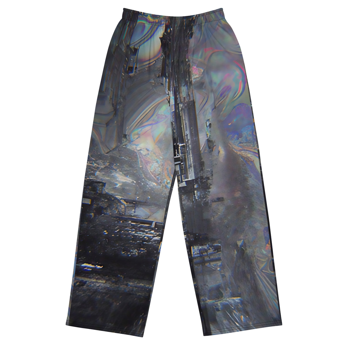 Glitchwear Unisex Wide-Leg Pants | Everyday AI-Designed 89