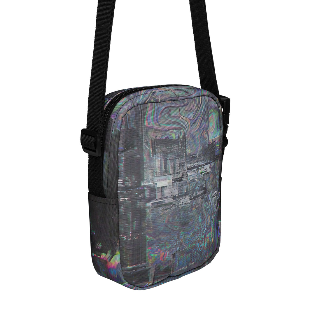 Glitchwear Utility Crossbody Bag, Everyday AI-Designed 0, view 2