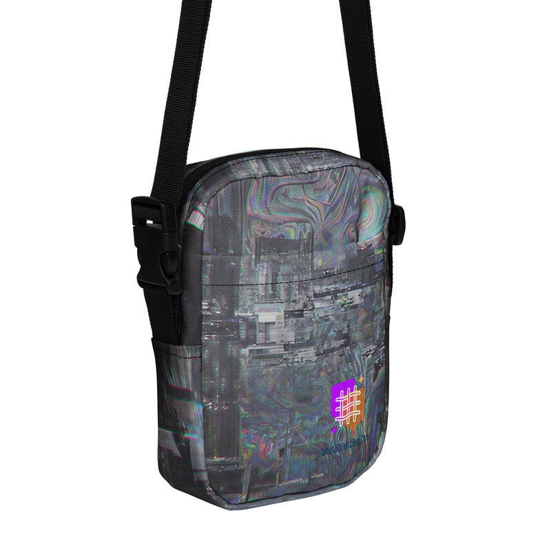 Glitchwear Utility Crossbody Bag, Everyday AI-Designed 0, main view
