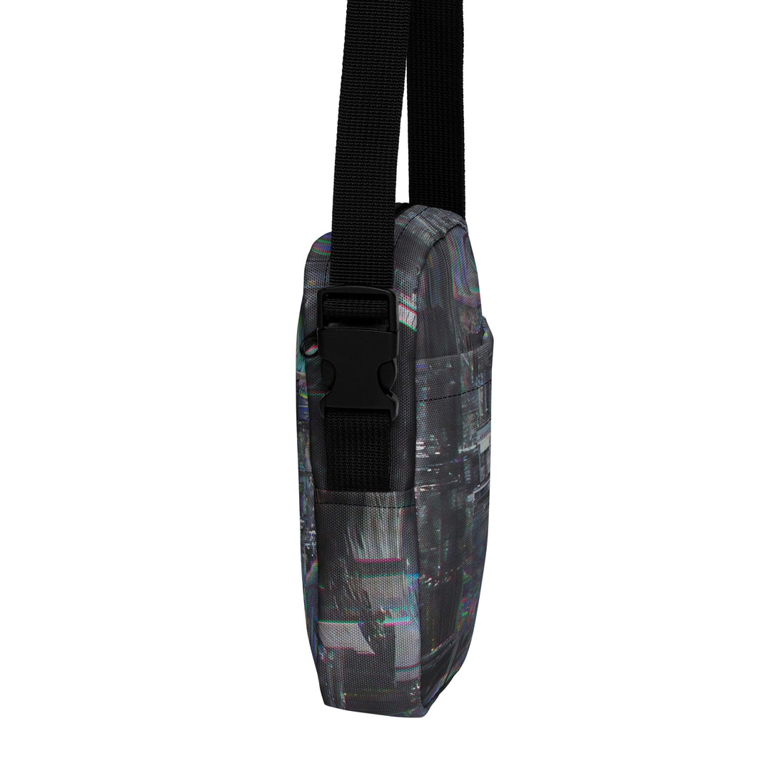 Glitchwear Utility Crossbody Bag, Everyday AI-Designed 0, view 4