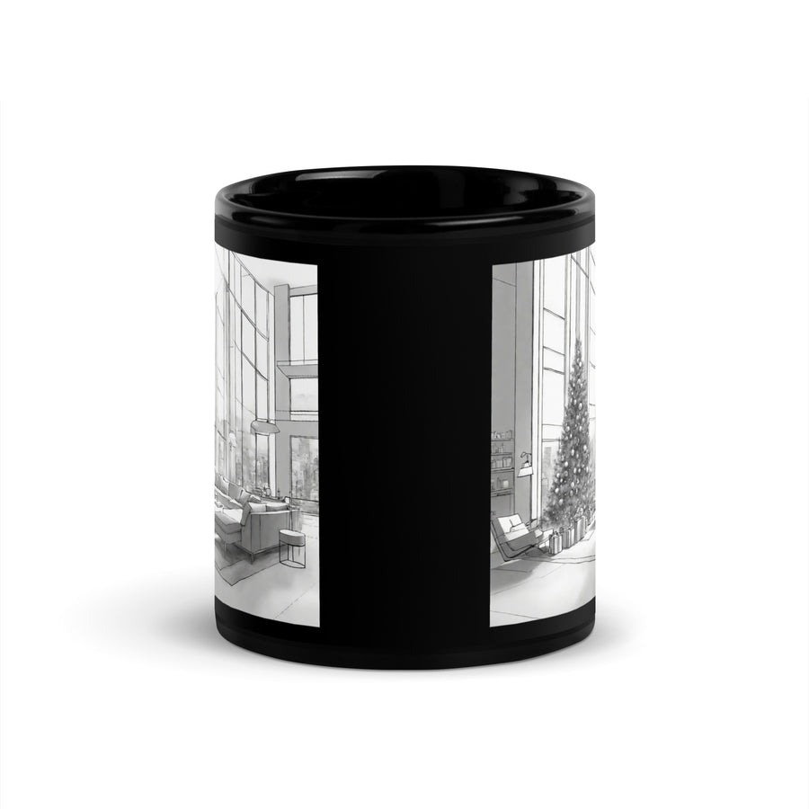 Black Glossy Mug - WhatUWant2Buy