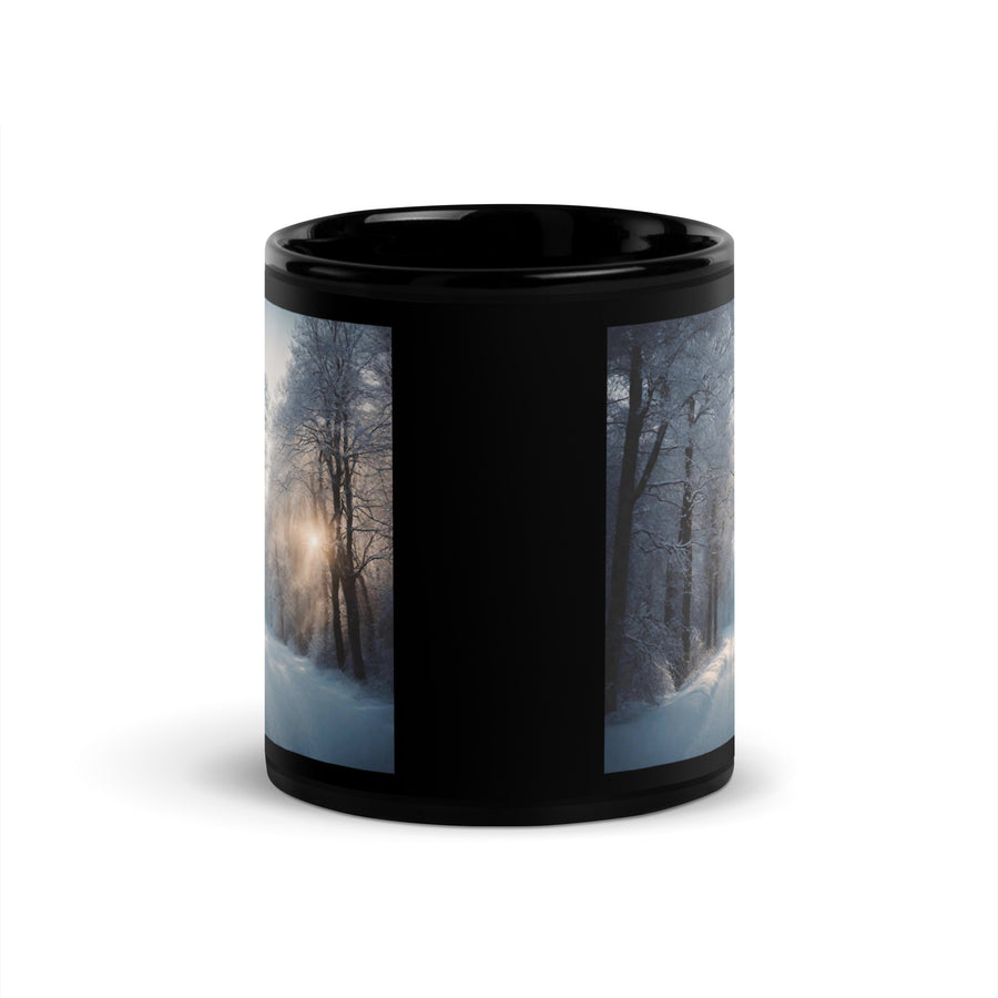 Black Glossy Mug - WhatUWant2Buy