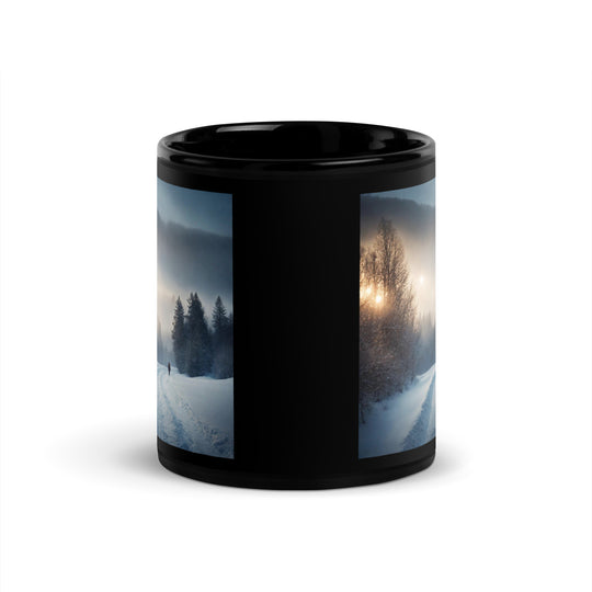 Black Glossy Mug - WhatUWant2Buy