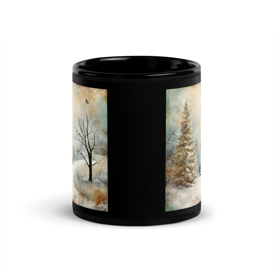 Black Glossy Mug - WhatUWant2Buy