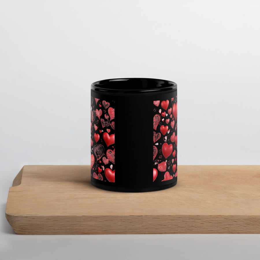 Black Glossy Mug - WhatUWant2Buy
