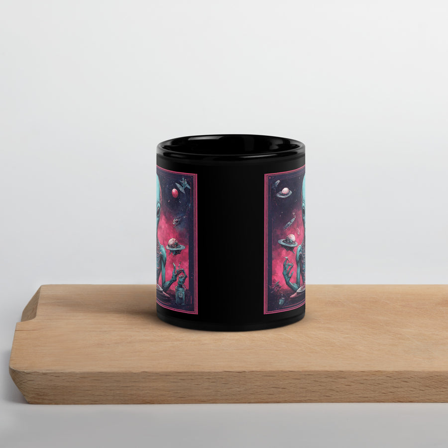 Black Glossy Mug - WhatUWant2Buy
