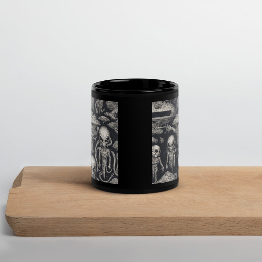 Black Glossy Mug - WhatUWant2Buy