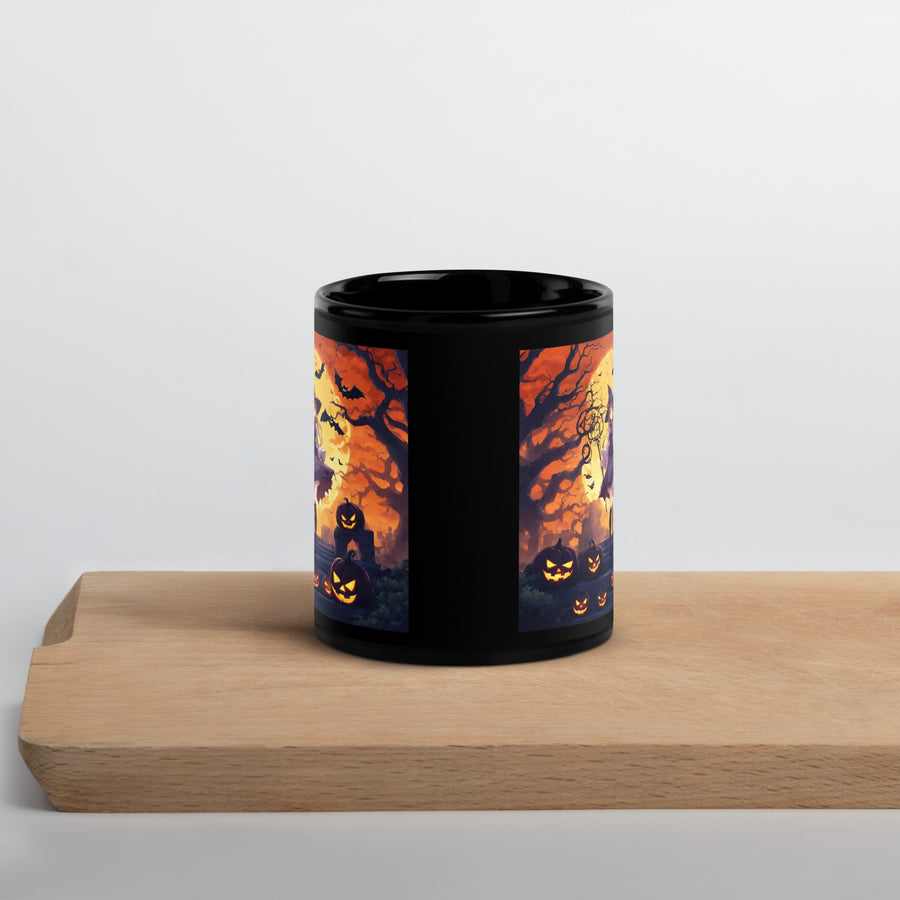Black Glossy Mug - WhatUWant2Buy