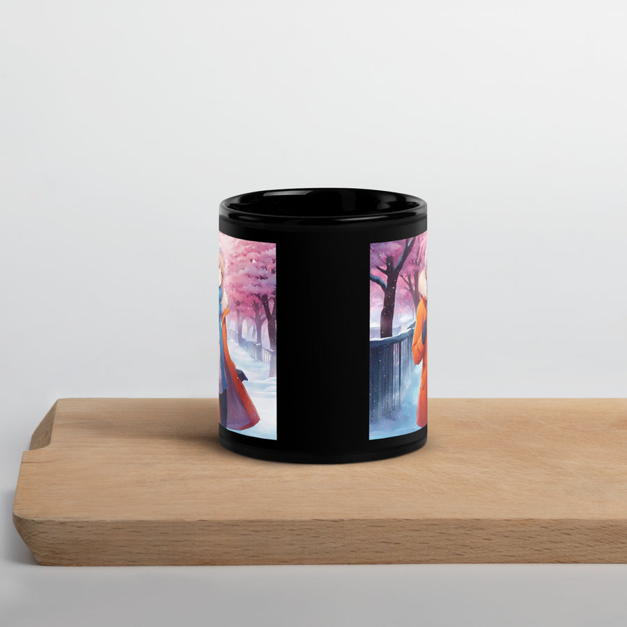 Black Glossy Mug - WhatUWant2Buy