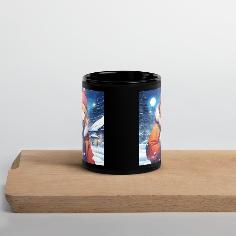 Black Glossy Mug - WhatUWant2Buy