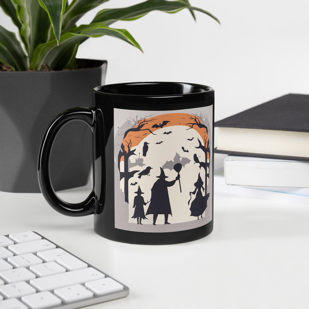 Black Glossy Mug - WhatUWant2Buy