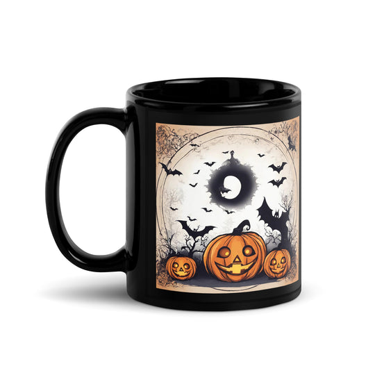 Black Glossy Mug - WhatUWant2Buy