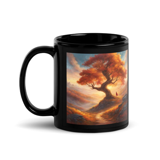 Black Glossy Mug - WhatUWant2Buy