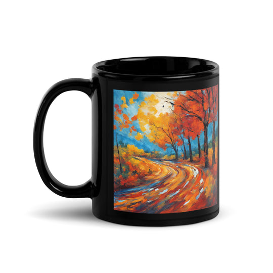 Black Glossy Mug - WhatUWant2Buy