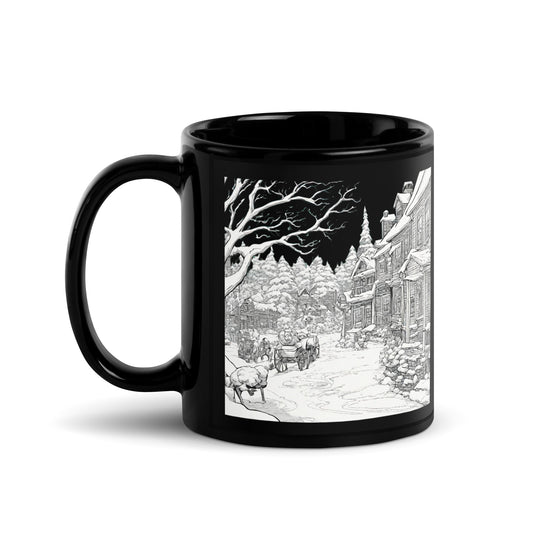 Black Glossy Mug - WhatUWant2Buy