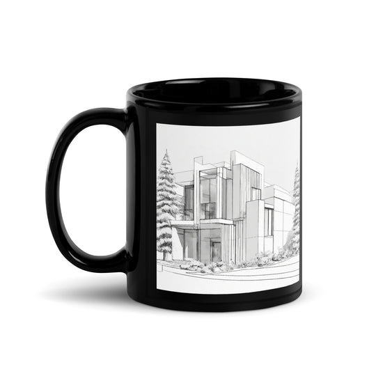 Black Glossy Mug - WhatUWant2Buy