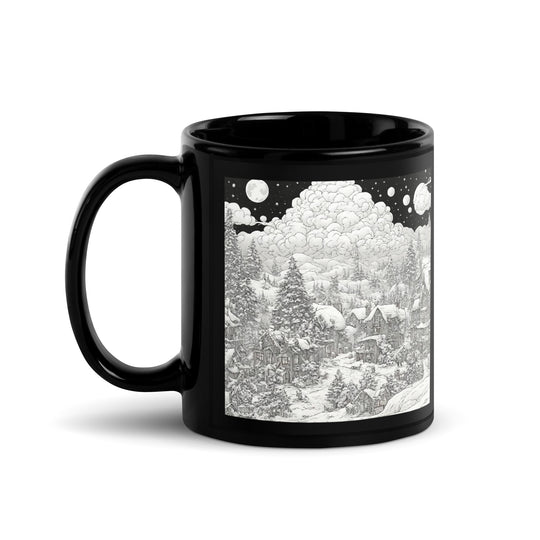 Black Glossy Mug - WhatUWant2Buy
