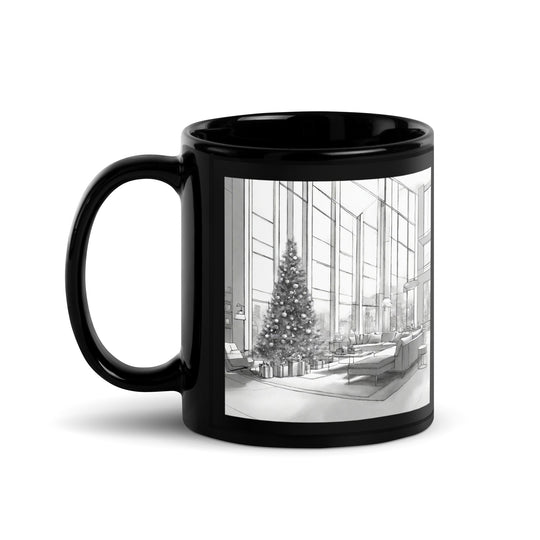 Black Glossy Mug - WhatUWant2Buy