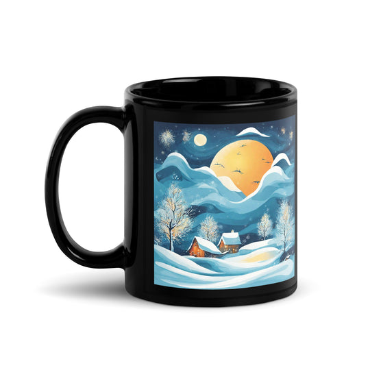 Black Glossy Mug - WhatUWant2Buy