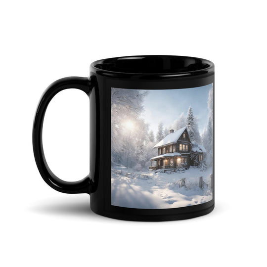 Black Glossy Mug - WhatUWant2Buy