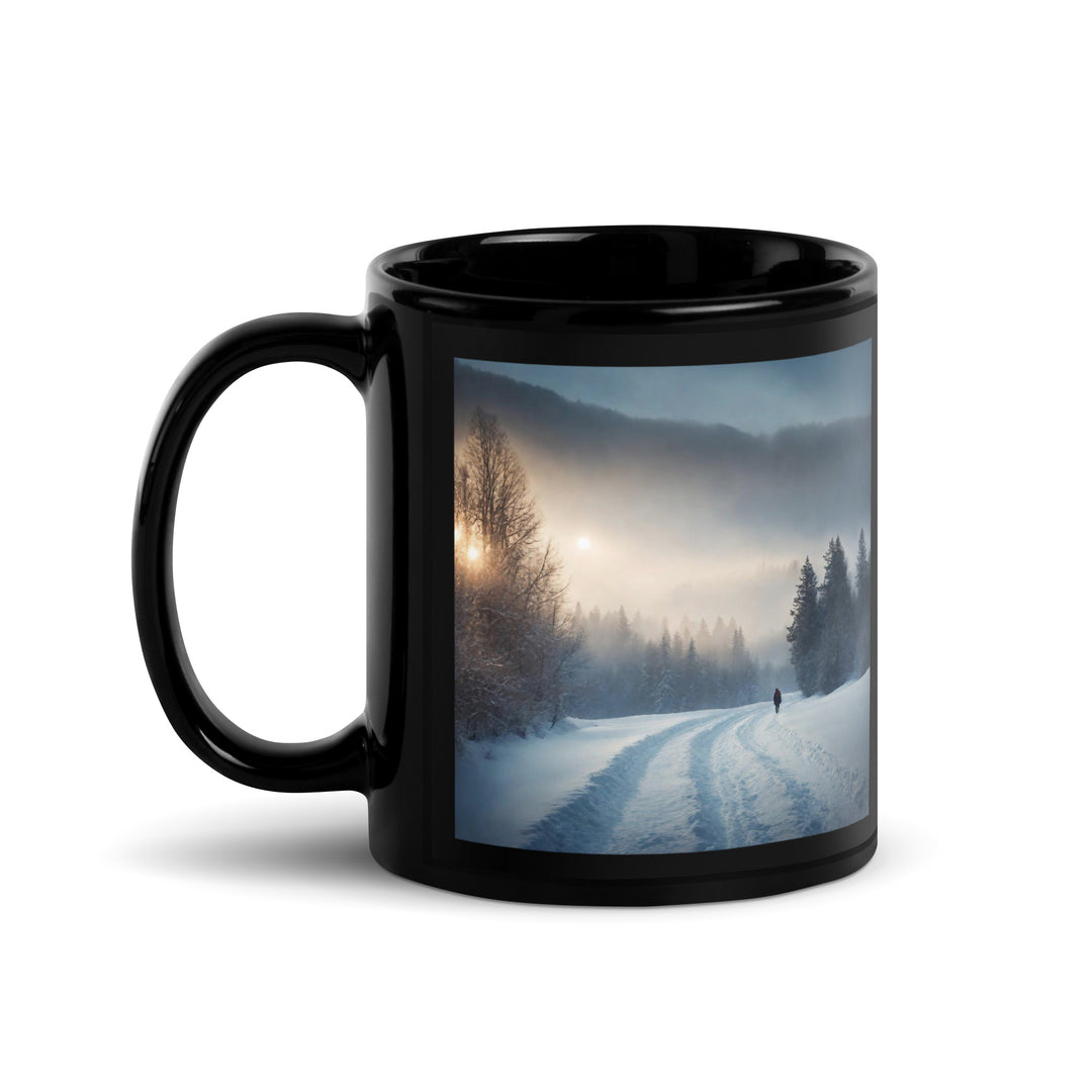 Black Glossy Mug - WhatUWant2Buy