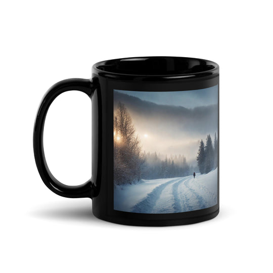 Black Glossy Mug - WhatUWant2Buy